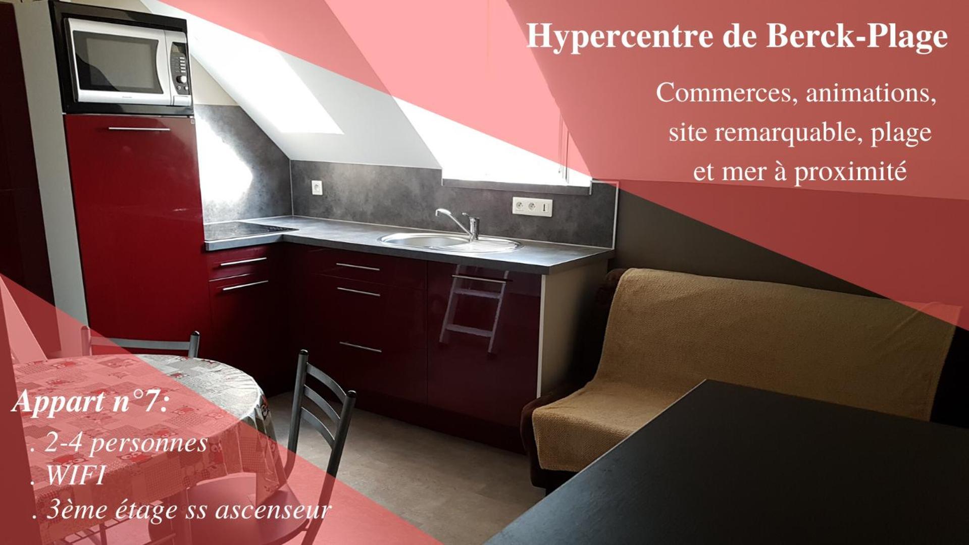 Studio Avec Mezzanine Berck-Plage Hyper-Centre Rum bild